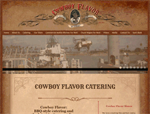Tablet Screenshot of cowboyflavor.com
